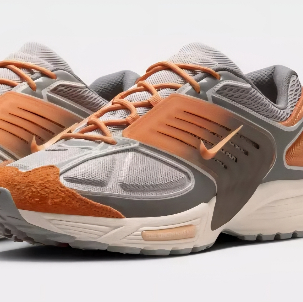 Nike Gray and Orange Sneakers